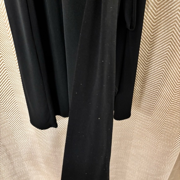 Small New York & Company Black Wrap Dress, Half Sleeves - Picture 8 of 8